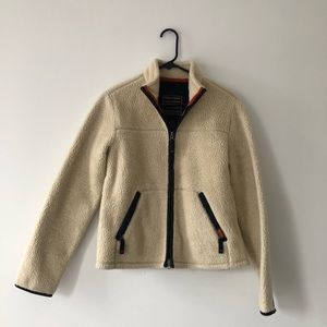 Tan Sherpa Abercrombie jacket